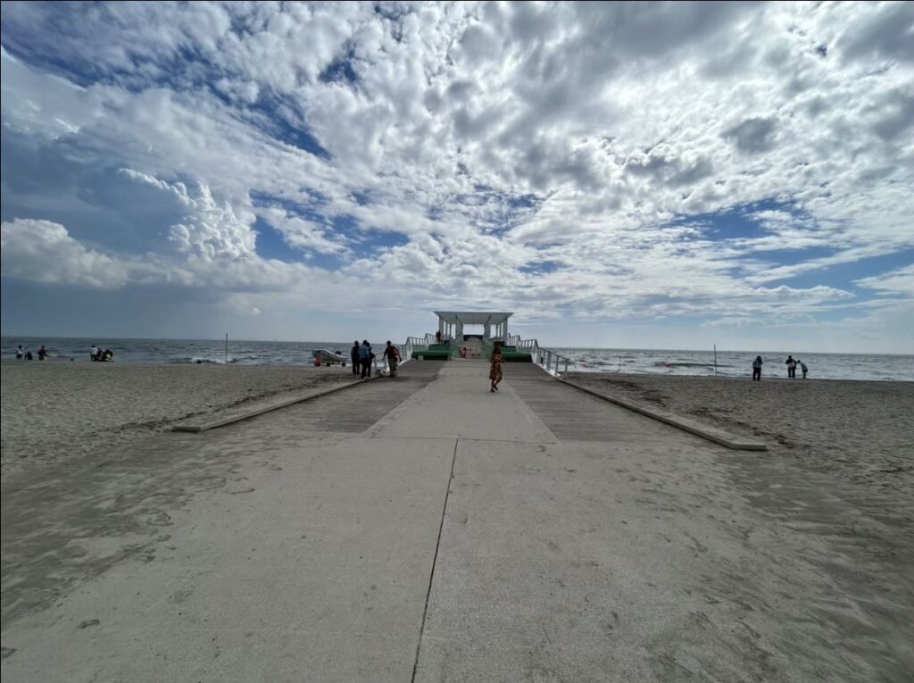 稲毛海岸の景色